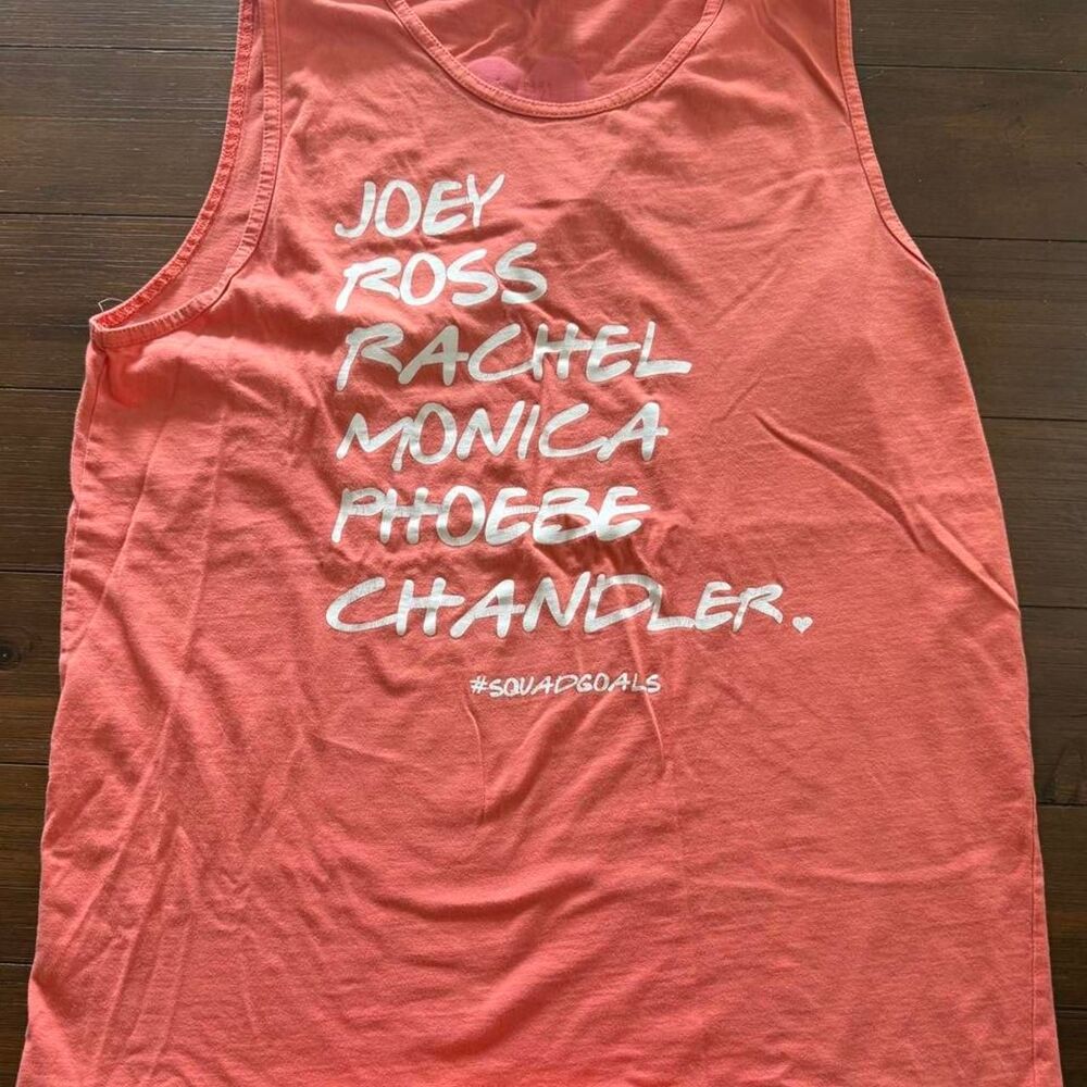 Friends Women's Orange and Pink Vest